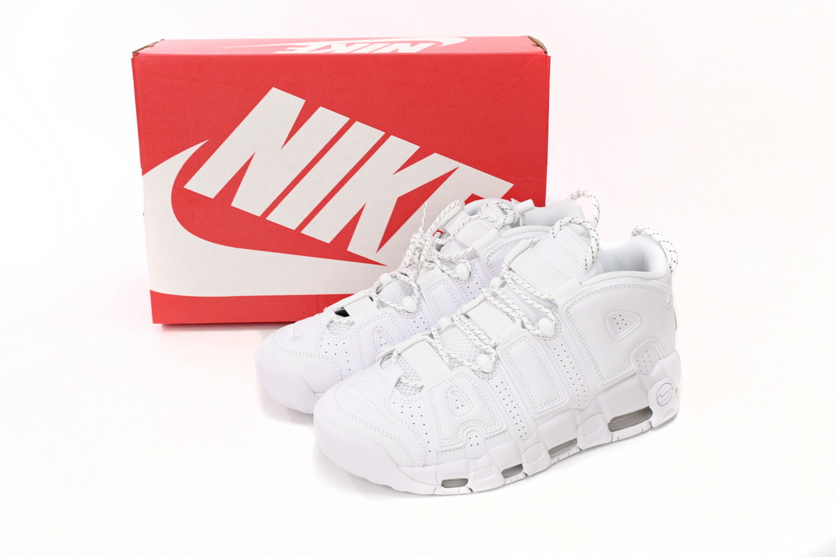 PK God Batch Nike Air More Uptempo All White 921948-100