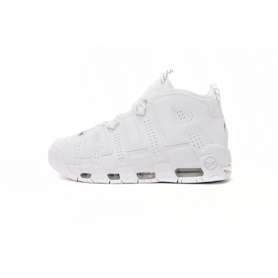 PK God Batch Nike Air More Uptempo All White 921948-100 01