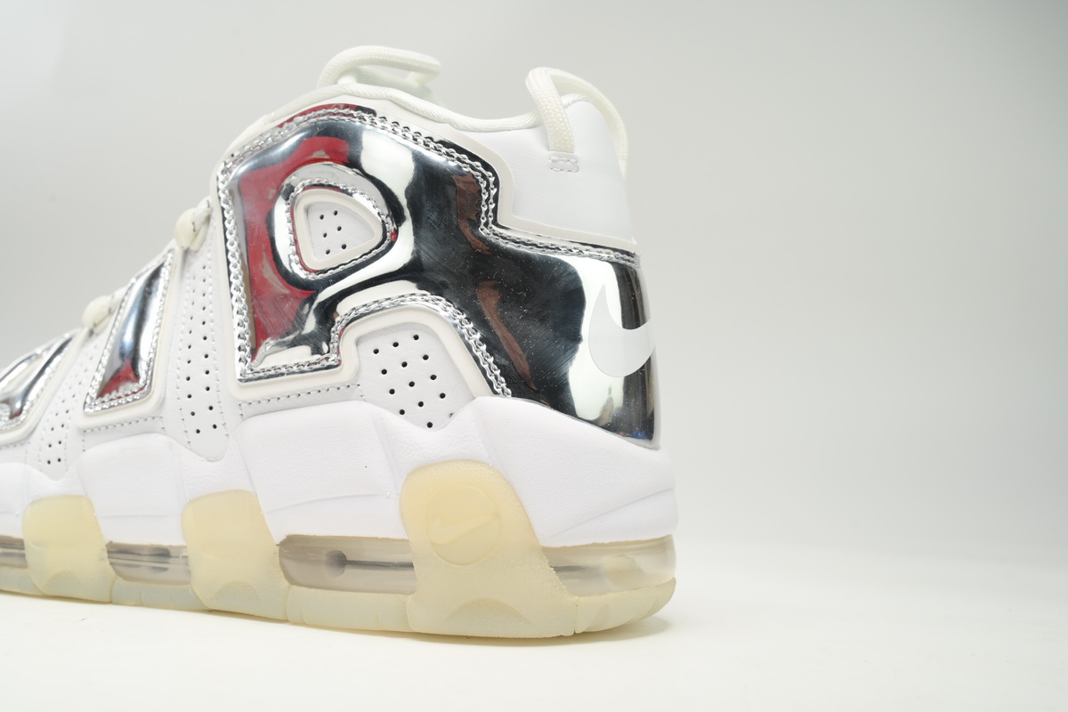 PK God Batch Nike Air More Uptempo Silver 917593-100