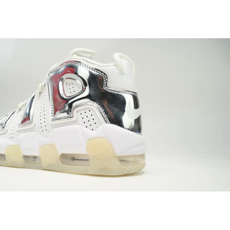 PK God Batch Nike Air More Uptempo Silver 917593-100 