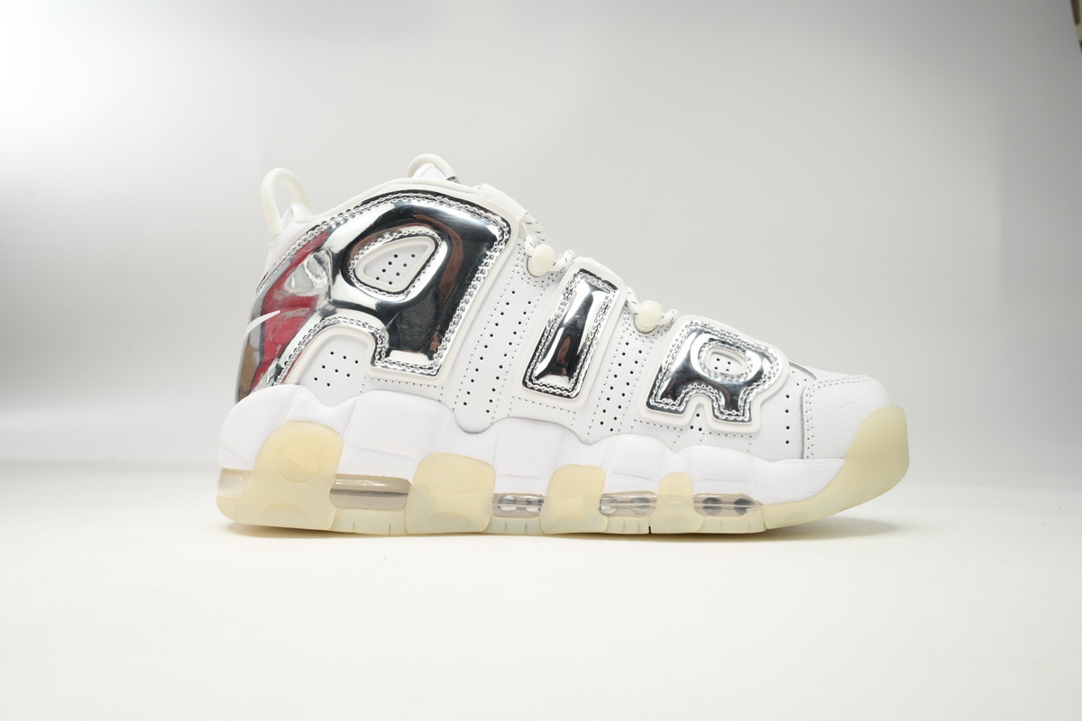 PK God Batch Nike Air More Uptempo Silver 917593-100