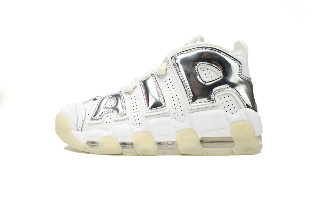 PK God Batch Nike Air More Uptempo Silver 917593-100
