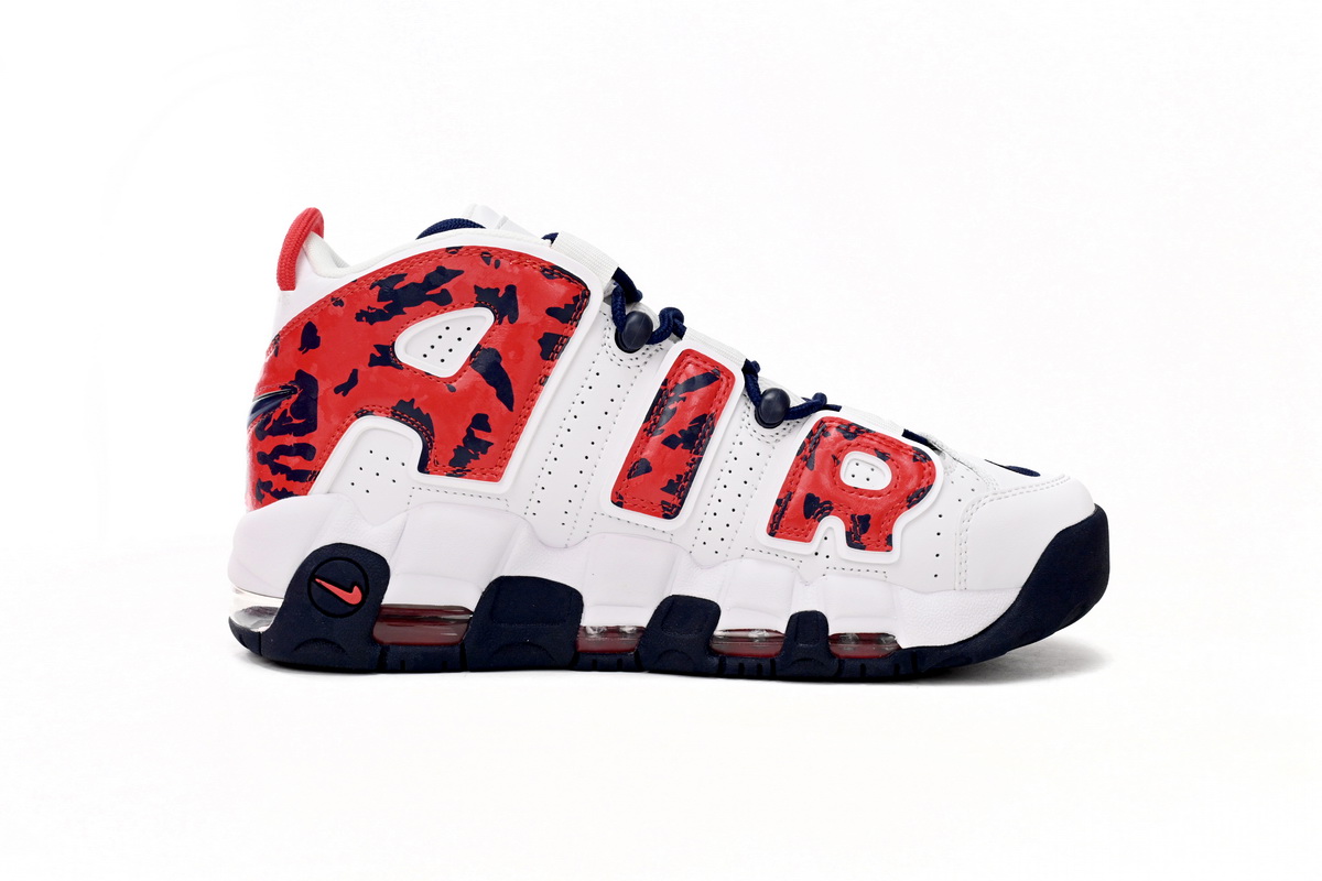 PK God Batch Nike Air More Uptempo White Red CZ7877-100