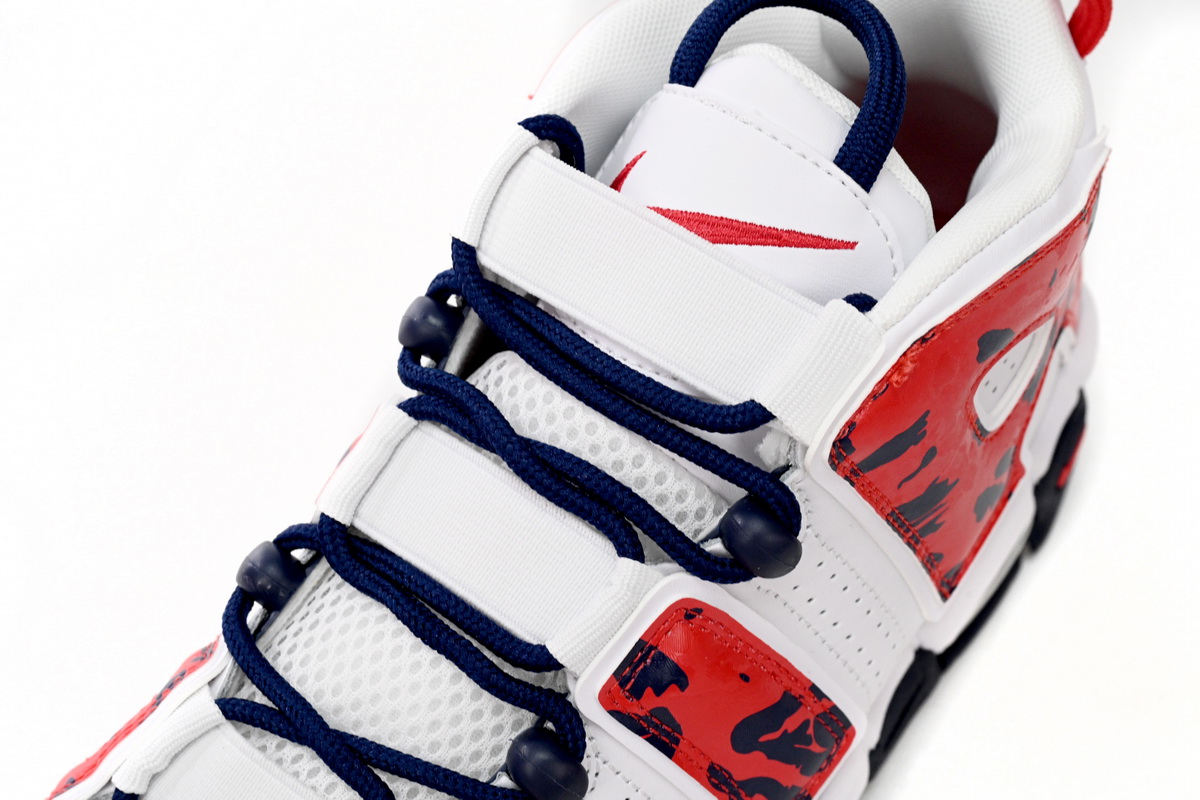 PK God Batch Nike Air More Uptempo White Red CZ7877-100