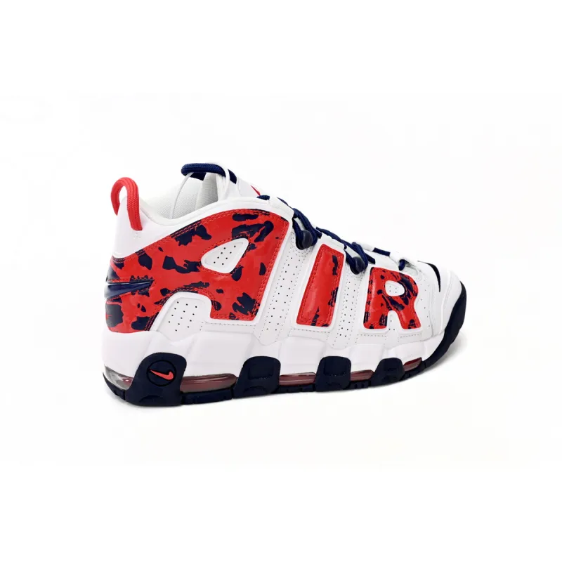 PK God Batch Nike Air More Uptempo White Red CZ7877-100