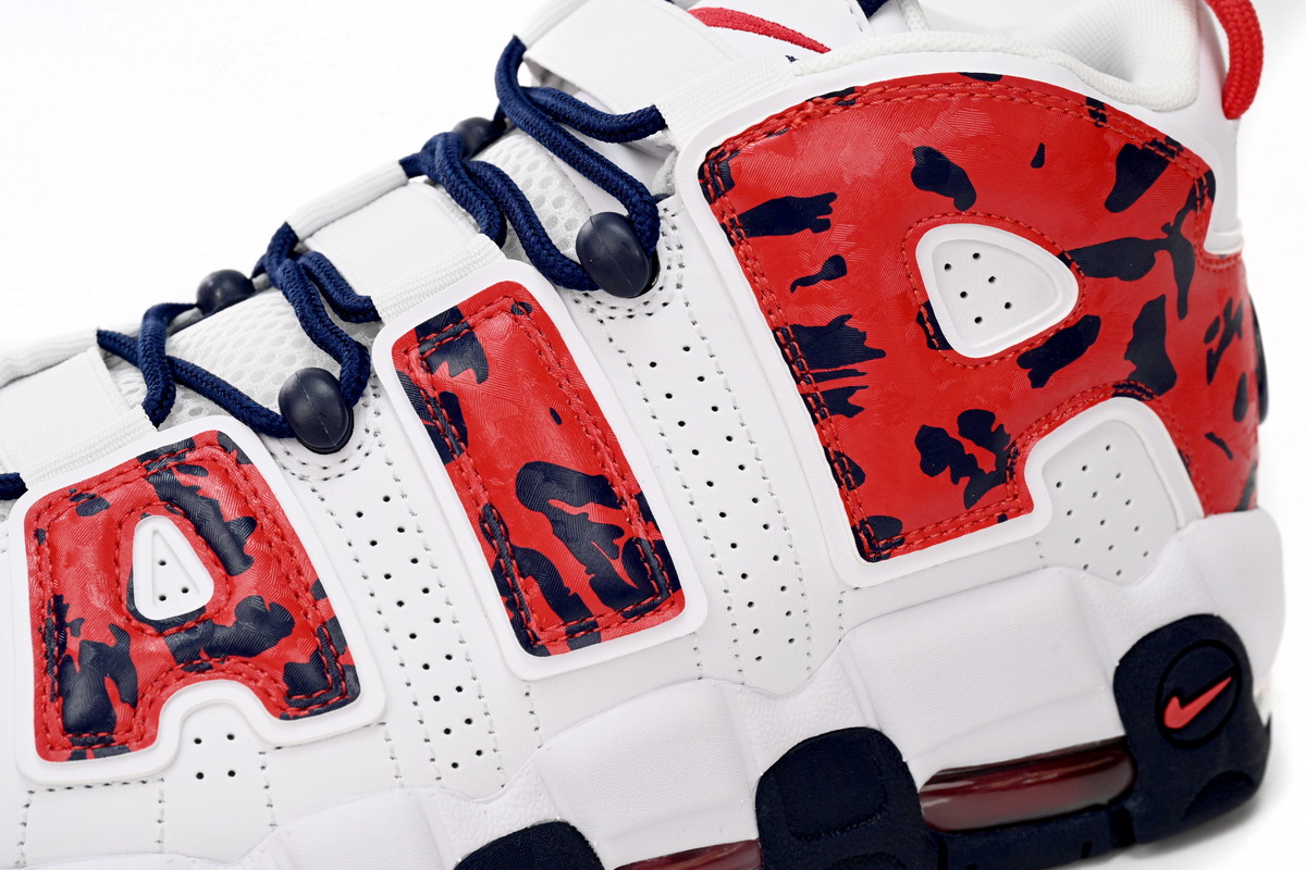 PK God Batch Nike Air More Uptempo White Red CZ7877-100