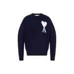 AMI PARIS Sweater Men Dark Blue