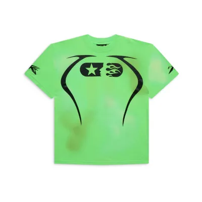Hellstar Warm Up T-shirt Neon Green 01