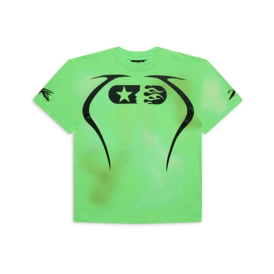 Hellstar Warm Up T-shirt Neon Green 01