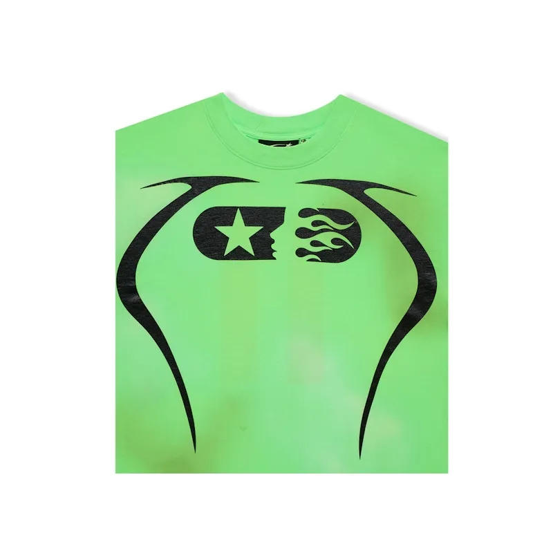 Hellstar Warm Up T-shirt Neon Green