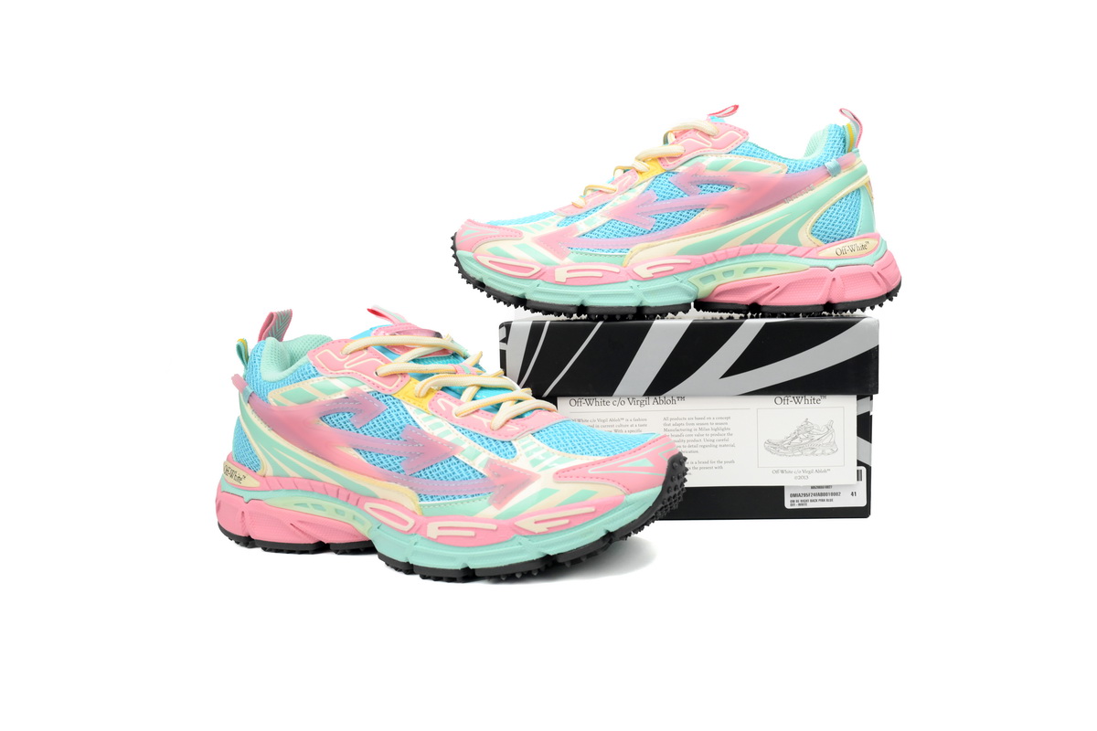 PK God Batch OFF-WHITE Out Of Blue Pink Blue IIA295F24 FAB00 10002