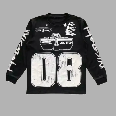 Hellstar Studios 08 Graphic Long Sleeve T-Shirt 01