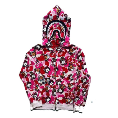 Hello Kitty Bape Pink Hoodie 01
