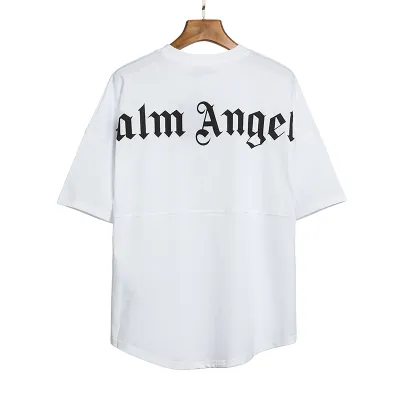 Palm Angels Classic Logo Print T-shirt White 02