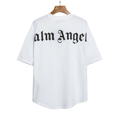 Palm Angels Classic Logo Print T-shirt White 02
