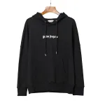 PALM ANGELS Logo-print Hoodie Black