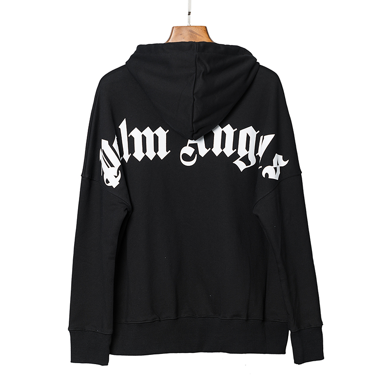 PALM ANGELS Logo-print Hoodie Black