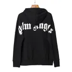 PALM ANGELS Logo-print Hoodie Black