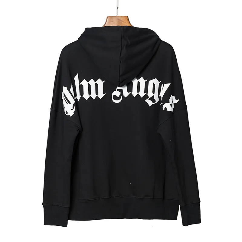 PALM ANGELS Logo-print Hoodie Black