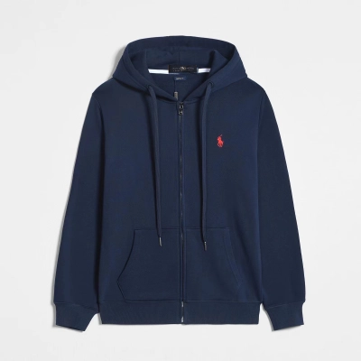 Polo Ralph Lauren Hoodie - Navy & red logo 01