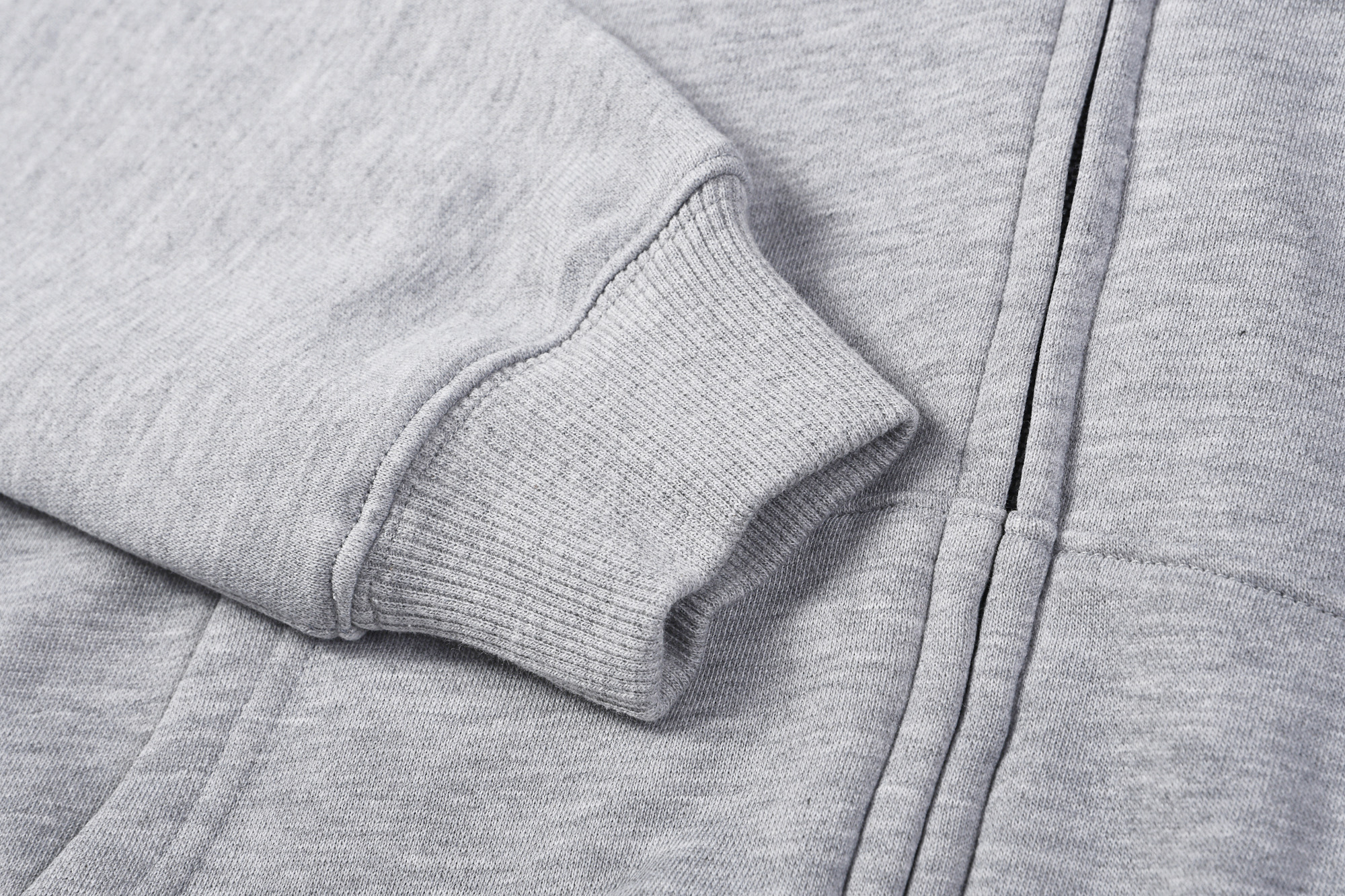 Polo Ralph Lauren Men's Double Knit Full-Zip Hoodie Sweatshirt Grey