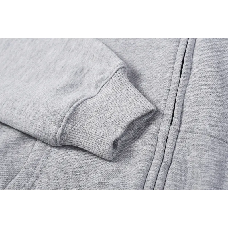 Polo Ralph Lauren Men's Double Knit Full-Zip Hoodie Sweatshirt Grey
