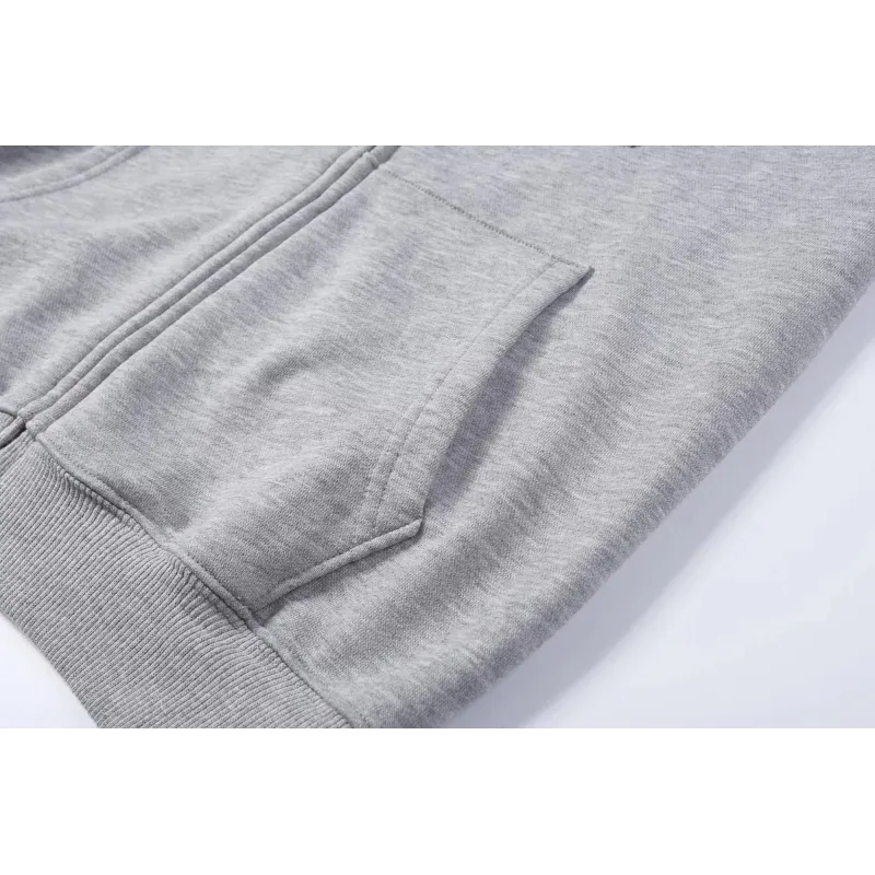 Polo Ralph Lauren Men's Double Knit Full-Zip Hoodie Sweatshirt Grey