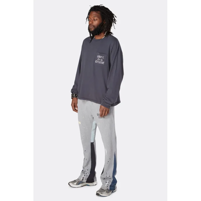 Gallery Dept. Dept. De La Galerie Long Sleeve Pocket T-shirt Black