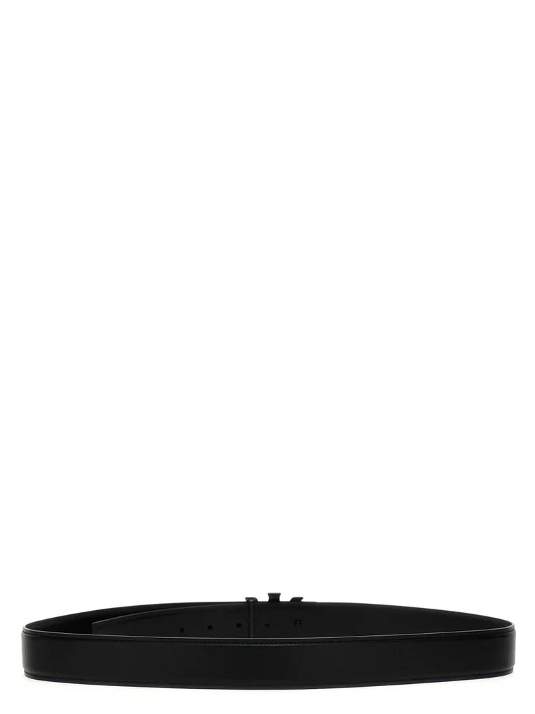 Amiri 4cm MA Nappa Leather Belt Black CK PF23MAL002 001 Black