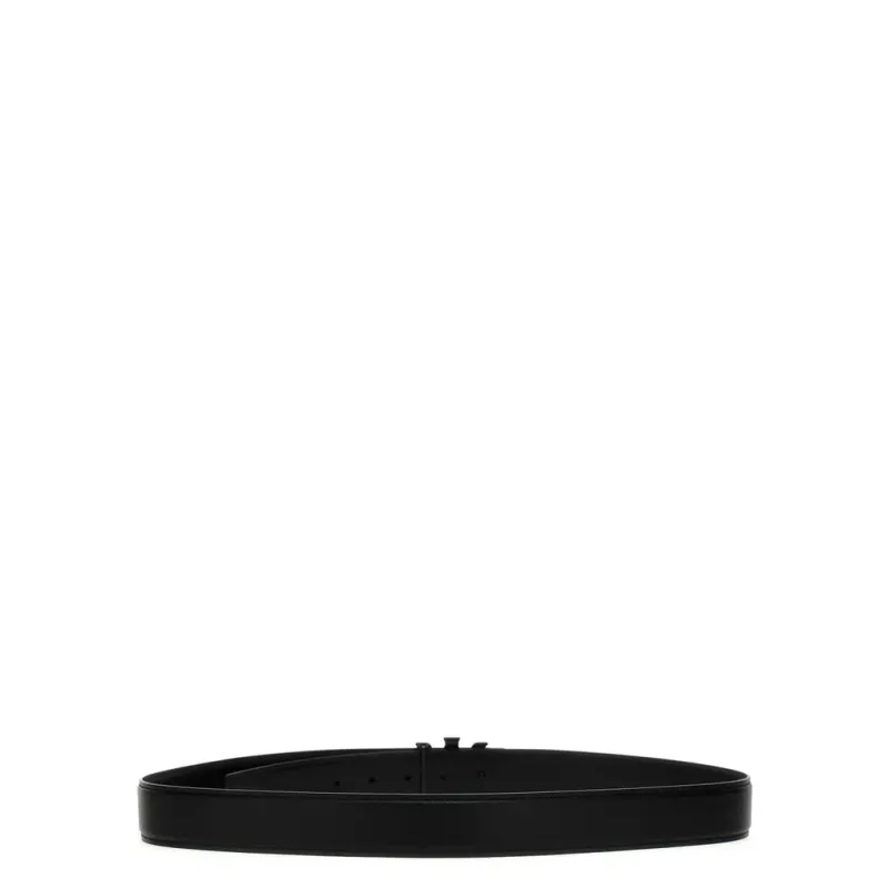 Amiri 4cm MA Nappa Leather Belt Black CK PF23MAL002 001 Black