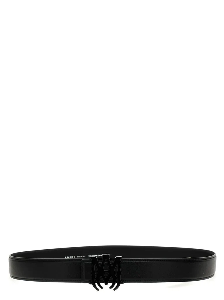 Amiri 4cm MA Nappa Leather Belt Black CK PF23MAL002 001 Black