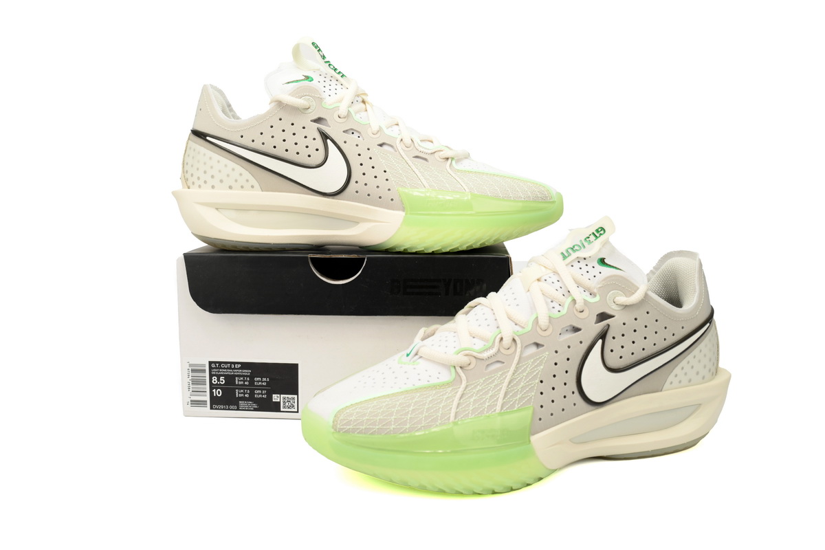 Nike GT Cut 3 "Light Bone/Vapor Green" DV2913 003