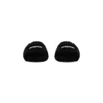Balenciaga Furry Slides Black