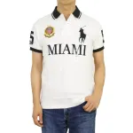 Polo Ralph Lauren Men's White Miami Custom Fit Polo Shirt