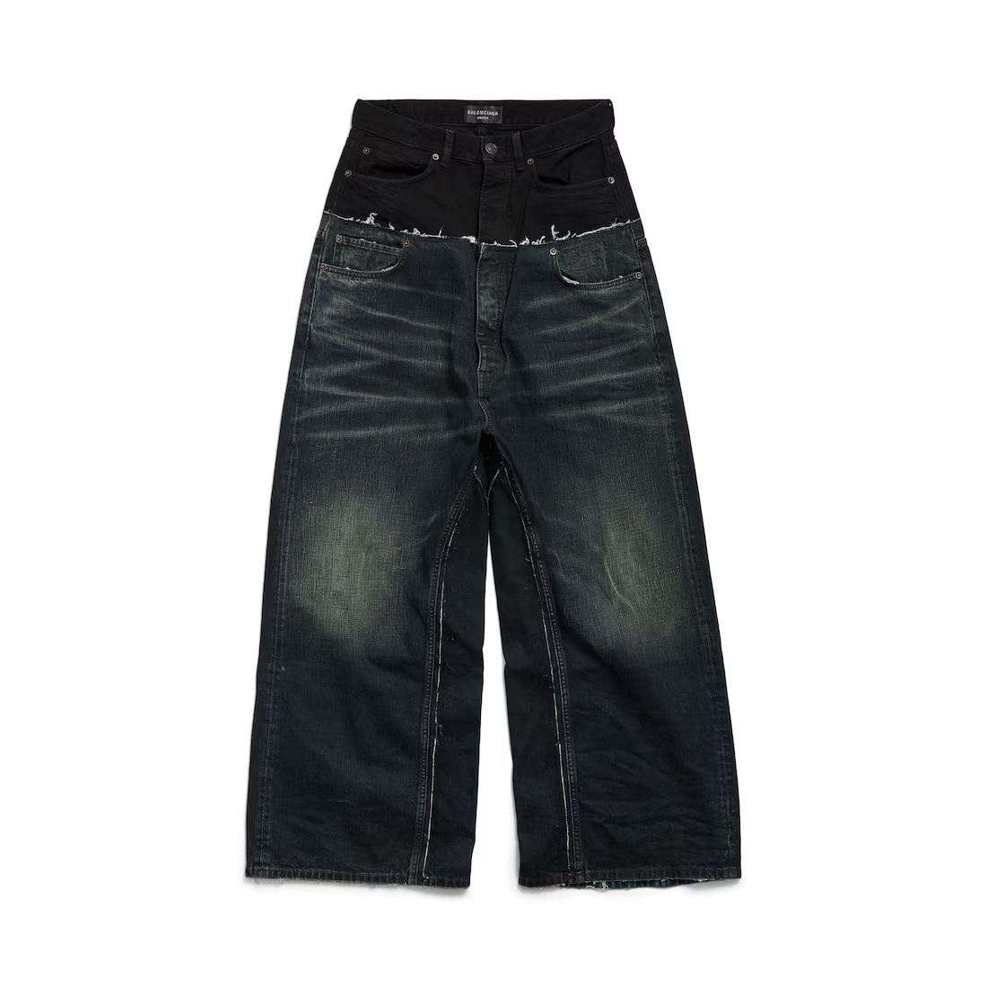 Balenciaga Layered Denim Jeans