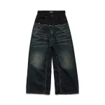 Balenciaga Layered Denim Jeans