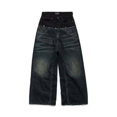 Balenciaga Layered Denim Jeans 02