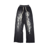 Hellstar Studios Racer Flare Black Sweatpants