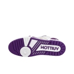PK God Batch LOUIS VUITTON Trainer Monogram Strap White Purple