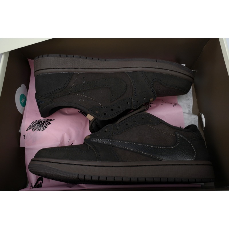 PK God Batch Travis Scott x Air Jordan 1 Low OG SP 'Velvet Brown' DM7866-202
