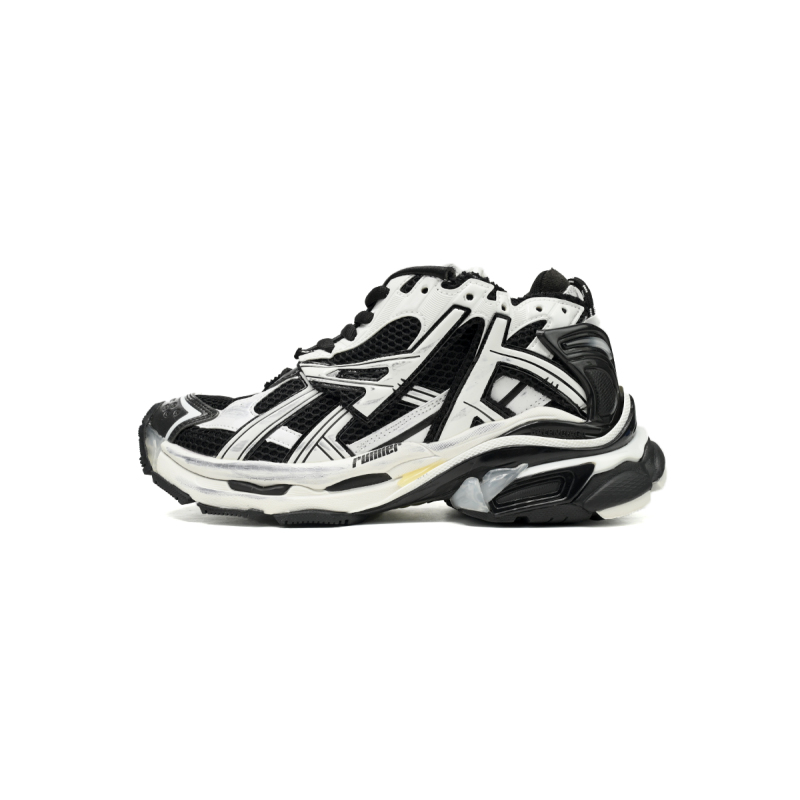 PK God Batch Balenciaga Runner Black White