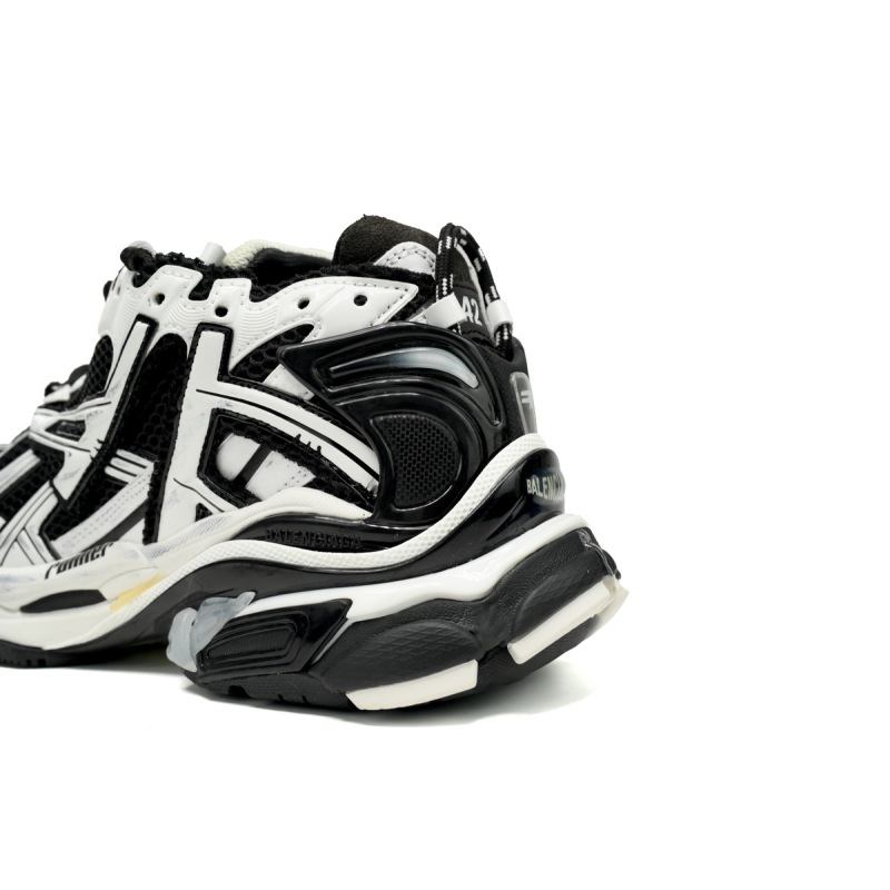 PK God Batch Balenciaga Runner Black White