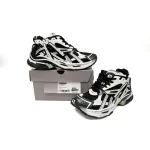 PK God Batch Balenciaga Runner Black White