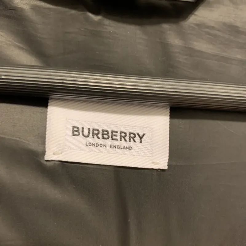 Burberry Hooded Puffer Jacket with Hood Black