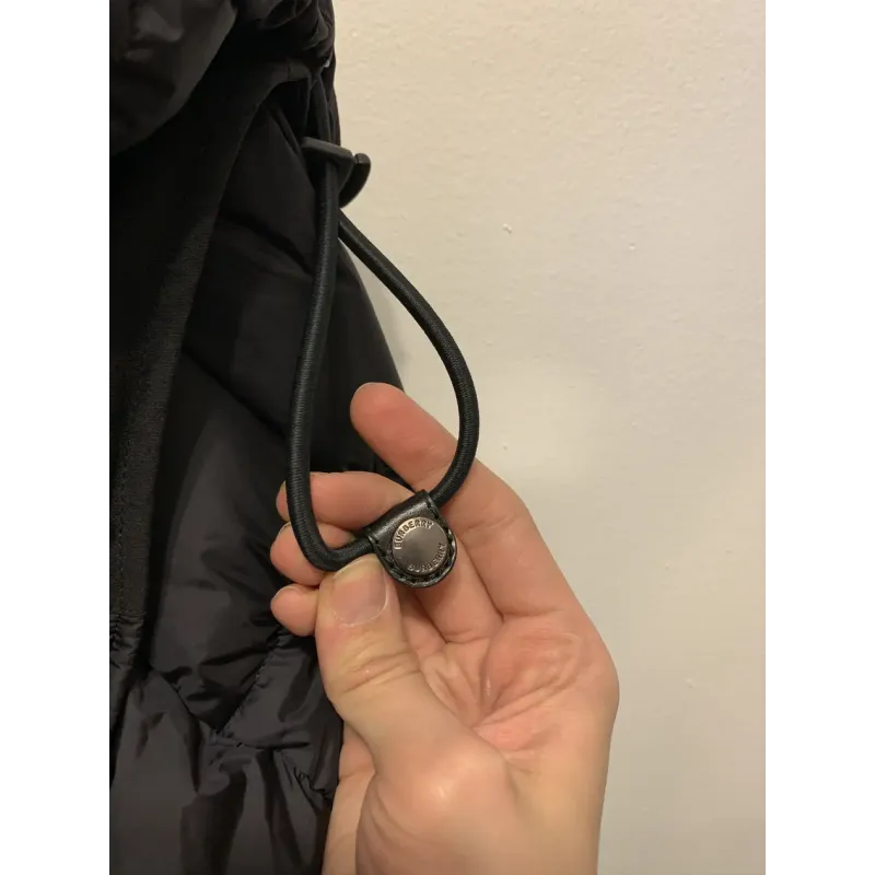 Burberry Hooded Puffer Jacket with Hood Black