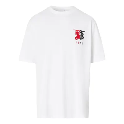 Burberry 1856 Hesford White T-shirt 01