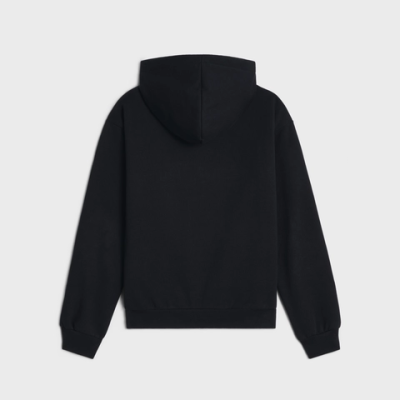 CELINE LOOSE HOODIE IN COTTON FLEECE 02