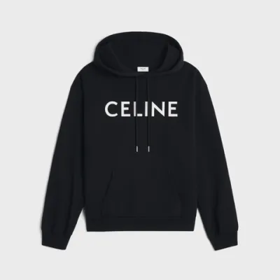  CELINE LOOSE HOODIE IN COTTON FLEECE 01
