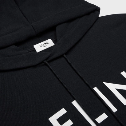 CELINE LOOSE HOODIE IN COTTON FLEECE