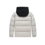 MONCLER Madeira Short Down Jacket White Black (NFC)